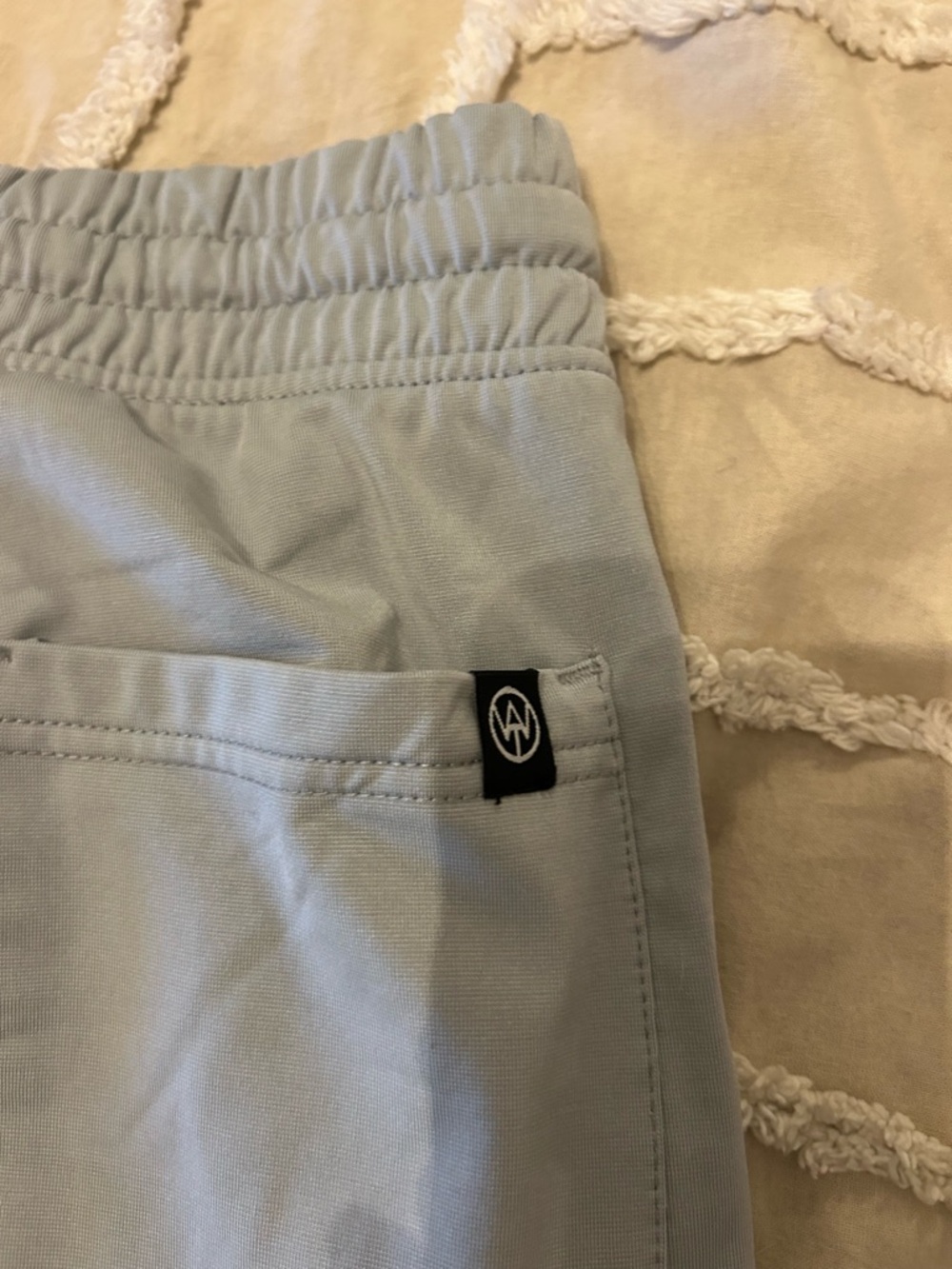 Men's Light Gray Jogger Sweatpants - Casual Pull-On Comfort - Picture 5 of 7